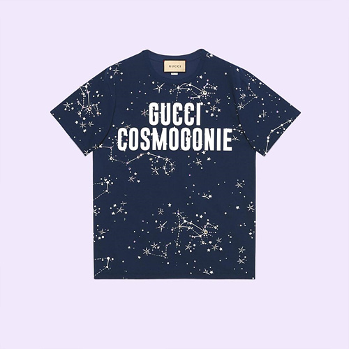 구찌 Cruise 2023 Gucci Cosmogonie 코튼 저지 티셔츠（매장가 230만원）