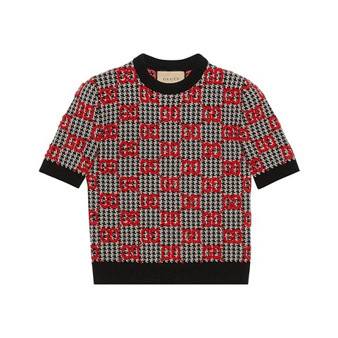 구찌 GG 니트 반소매 티셔츠（매장가 200만원）