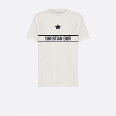 디올 시그니처 화이트 코튼 티셔츠 (매장가 150만원)