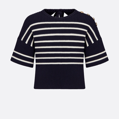 디올 마리니에르 오픈백 스웨터 (매장가 330만원)