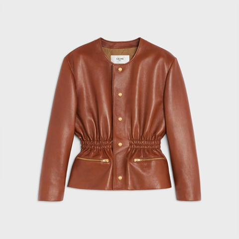 셀린느 부드러운 양가죽 스모크 벨트 재킷 (매장가 1050만원)
