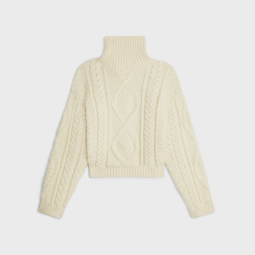셀린느 아란 알파카 울 하이넥 스웨터 (매장가 300만원)