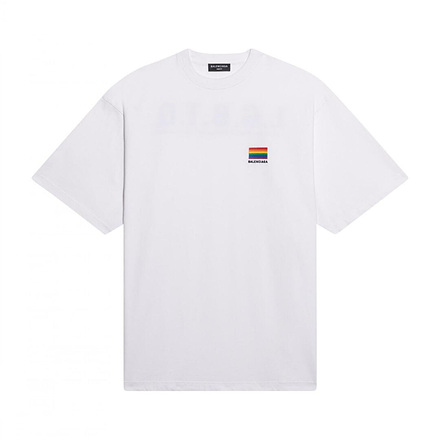 발렌시아가 LGBTQ 로고 티셔츠 (매장가 150만원)