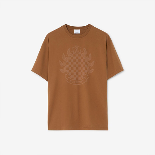버버리 체크 크레스트 코튼 티셔츠 (매장가 100만원) (2color)