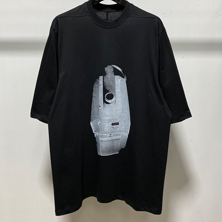 릭오웬스 DRKSHDW 블랙 그래픽 프린트 티셔츠 (매장가 200만원)