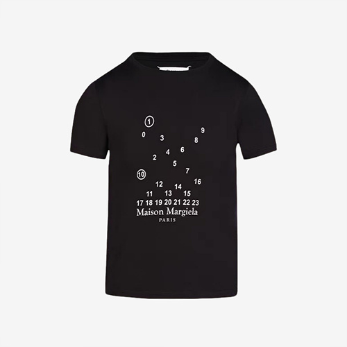 메종 마르지엘라 넘버링 티셔츠 블랙 (매장가 80만원)