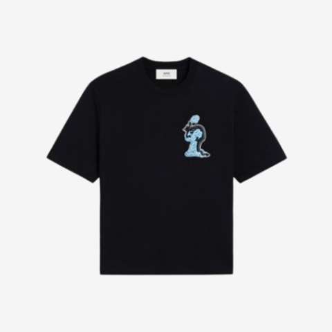 아미 뉴 이어 캡슐 컬렉션 로고 티셔츠 블랙 (매장가 50만원)